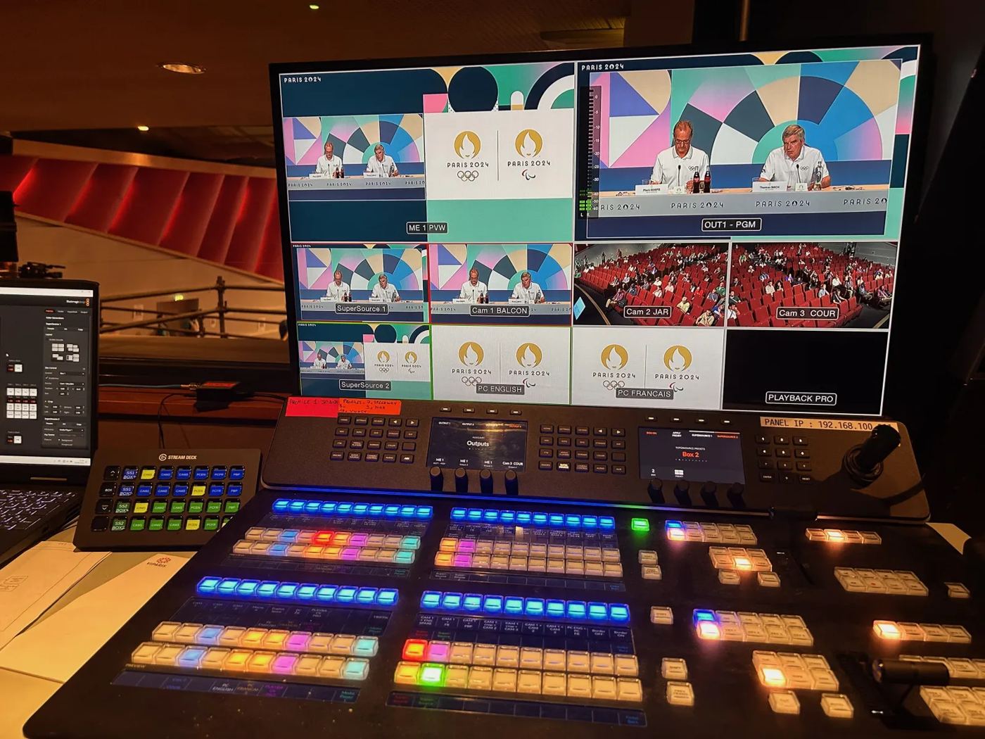 Console de montage vidéo